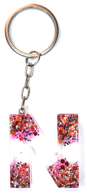 Swasti RESIN GLITTER KEYCHAIN-N Key Chain