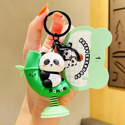 Tera13 Panda Keychain For Girls (1 Pcs) Spring Keychain, Keyring & Keychain Key Chain