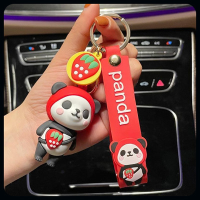 gtrp Keychain-2022 Creative Cute Panda Pendant Cartoon Key Buckle Fo Key Chain