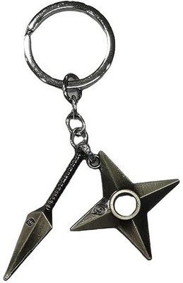 BBG NEW_Naruto weapon Stainless Keychain Metal for Gifting with Key Ring Key Chain