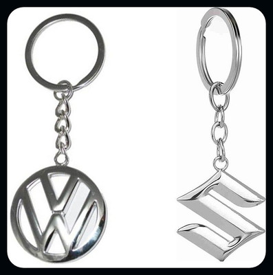 GSV SuzukiVolkswagen Logo silver Keychain keychain_J333 Key Chain