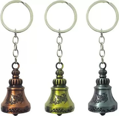 Newview Tibetan Feng Shui Pagoda Bell Key-chain Combo Key Chain