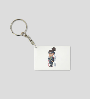 Special Trend Hub Caring Ninja Mentor - Printed White Anime Keychains Pack Of 2 Key Chain