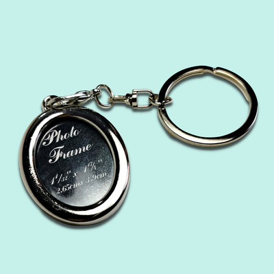 swagtreg Mini Photo Frame Keychain with Lobster Claw Hook – Beautiful Memory Keeper Key Chain
