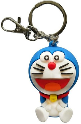 Miaara Doraemon 3D Rubber Keychain | Cute and Collectible Cartoon Keyring Key Chain