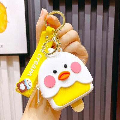 The Umbrella Store Cute Duck Keychain Perfect Return Gift for Girls Suitable for Bags Key Chain