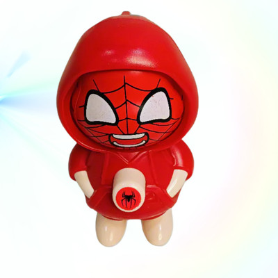 ZOQQI Spider-Man 3-Face Keychain Action Figure, Interactive and Collectible Key Chain
