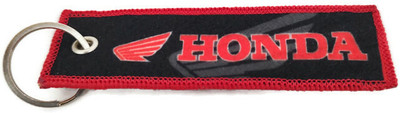 Altrona Hunda Fabric Bike/Scooty Keychain Red & Black Stylish Premium Bike Keyring Key Chain