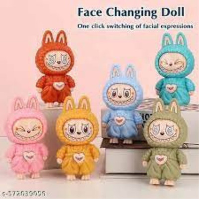 Atithi Shop Labubu Expression Changing Keychain Blind Pack Key Chain