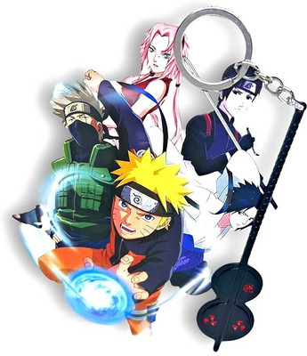 gtrp Naruto Anime Sword Keychain 13.66 CM Metal Yondaime Weapon Key Chain