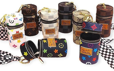Tera13 Keychain Bag Earphone Storage Mini Lovely Coin Purse Wallet Keychain Handbag Key Chain