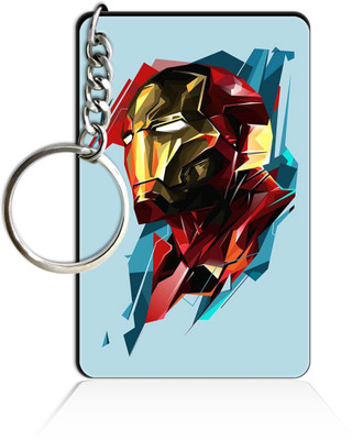Party Gift Printed Wooden Rectangle Hero key ring Keychain PGRQ255KY (17) Key Chain