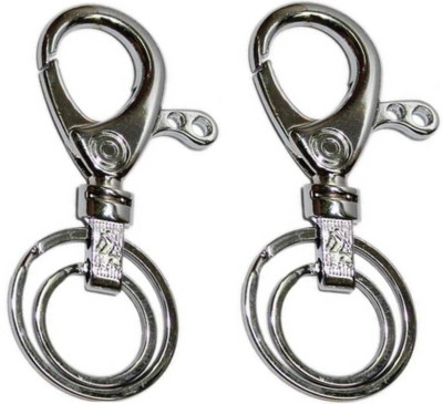 Meeko.com Simple Full Metal Imported Hook keychain set of 2 Key Chain Key Chain