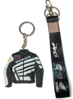 Meeko.com Honda Jacket with Honda dio tag key chain Key Chain