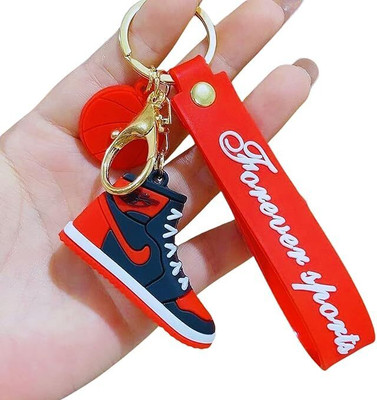 ZQE 3D Stylish Shoes Shape Keychains & Keyrings for Kids Premium Cute Shoe Silicone Key Chain