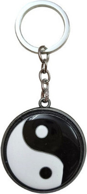 PEARLISH Yi & Yang 360 Degree Rotating Premium Quality Keychain Key Chain