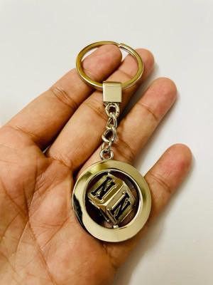 GKM Attractive Revolving Alphabet N premium quality keychain key ring Key Chain