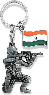Tera13 Keyring For Men Bike, Army Soldier Keychain Set, Military Design Keyring Key Chain