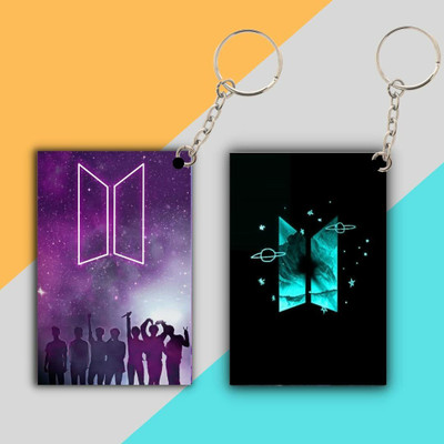 Convay L4 BTS Keychain for BTS Hd Acrylic Keychain SET 2 Key Chain