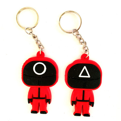 ShopTalk Squid Game Character Combo rubber Key Chain