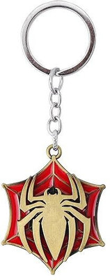 BBG NEW_Avengers Spider Man spinning premium quality keychain Key Chain