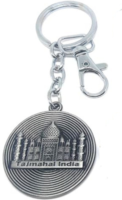 bright arts Taj Mahal Key Chain Metal ( Pack Of 1 ) Sliver Key Chain