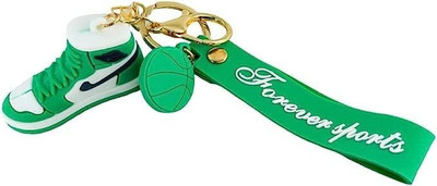 Arej Enterprises 3D Sneaker Best Shoe Miniature Green Key Chain