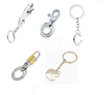 Mundkar 5 Unisex Keychain For Bike & Car & Alphabet -C Key Chain