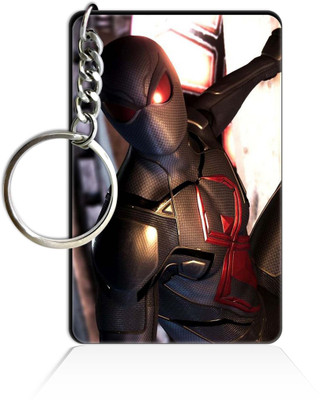 Party Gift Printed Wooden Rectangle Hero key ring Keychain PGRQ255KY (102) Key Chain