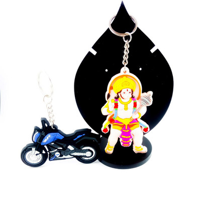 ShopTop Rubber keychain ( Duke & Hanuman) Key Chain