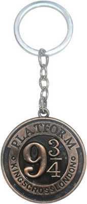 PEARLISH Harry Potter Solid Metal Train Platform Keychain Key Chain
