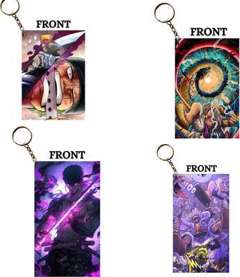 Hariyaali Enterprises LLP ONE PIECE Unique Style 4 Pieces Keychain Combo Key Chain
