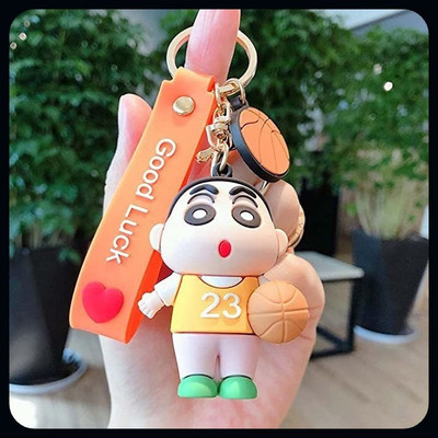 gtrp Cute Shinchan 3D Keychain With Charm For Car And Bike-A Key Chain