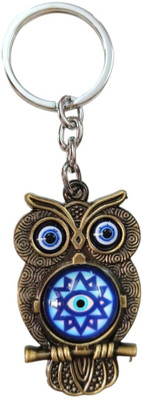 Kopal Evil Eye Owl Keychain of Premium Quality (Pack of 1) Key Chain