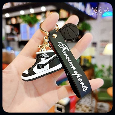 BBG BBG_New Trending Nike Black keychains 3D Cute Sneakers/Shoe Design Keychain-A Key Chain