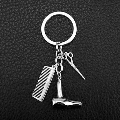 Bodytech Salon barbar Keychain Keyring,Hair Stylist Gift Keychain Key Chain