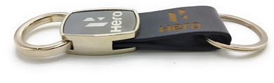 Jdp Novelty New Unique Premium Quality Metal Leather Keychain for Heroos. Bike Key Chain