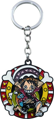 PEARLISH Luffy 360 degree Rotating Keychain Key Chain