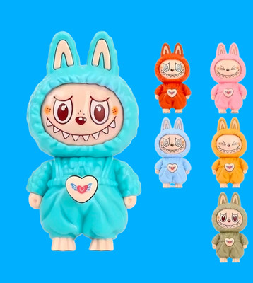 FlyTouch Cute Labubu Character Keychain for Bags, Keys, and Daily Accessories Key Chain