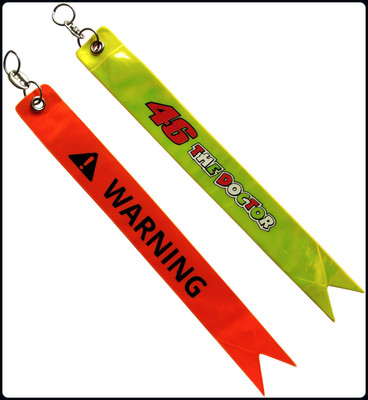 Meeko.com Keychain-Safety Tag/Warning tag Fluorescent Reflector in Night Glow-A Key Chain