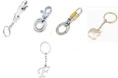 Awalkonda 5 Unisex Keychain For Bike & Car & Alphabet -F Key Chain