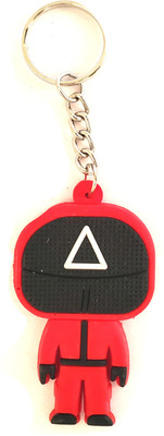 ShopTalk Squid Game Single Side Rubber Key Chain