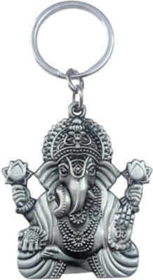 PEARLISH Ganesh Ji Solid Metal Keychain Q-1 Key Chain