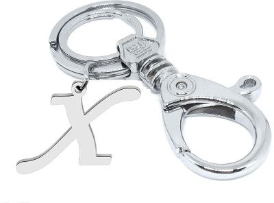 Mundkar Alphabet Keychain Ring Hook-X Key Chain