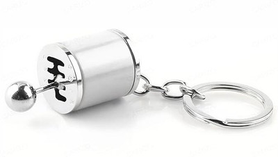 GKM 6 Speed Model Gear Box Keychain Manual Transmission Gearbox Shift Lever (Type-3) Key Chain