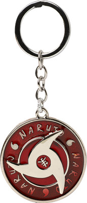 ZYZTA Naruto Anime Red Uchiha Sharingan Design Revolving Centre Keyring(D1), Pack of 1 Key Chain