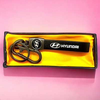gtrp Hyundai Premium Design Leather Finish Keychain Set Vehicle 05 Key Chain