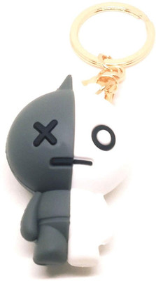Auvella Cute Van BT21 Kpop Character Fancy Silicone Doll Keyring (Multicolour)… Key Chain