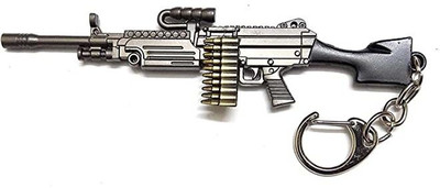 Meeko.com M249 Gun Pubg Premium Keychain Key Chain