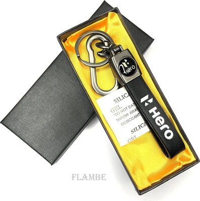 FLAMBE New hero Bike Stainless steel Metal finish Key Chain